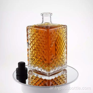 زجاجة زجاجية فودكا مخصصة
